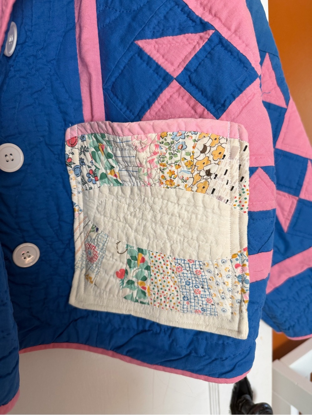 Handmade Quilted Jacket - Picture 5 of 9